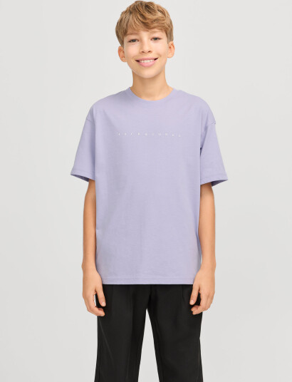 Jack & Jones Jjestar Jj Tee Ss Noos Jnr Purple 164