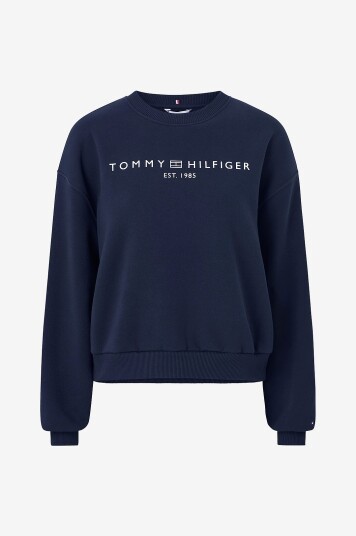 Tommy Hilfiger Collegegenser Corp Logo Mdrn Blå Tommy Hilfiger Collegegenser Corp Logo Mdrn Blå