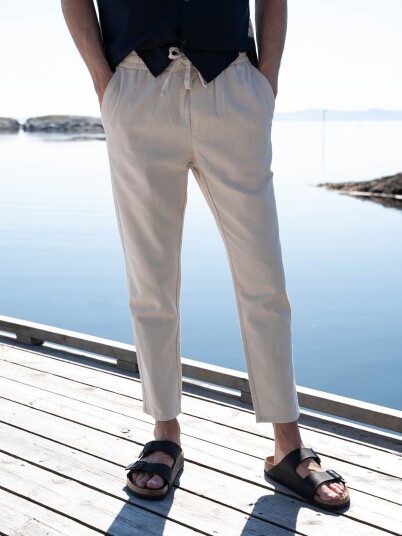 Only & Sons Linus Crop Pants Beige L