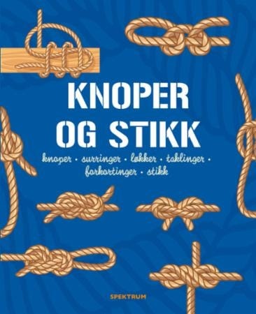 Knoper og stikk knoper, surringer, løkker, taklinger, forkortninger, stikk Knoper og stikk knoper, surringer, løkker, taklinger, forkortninger, stikk