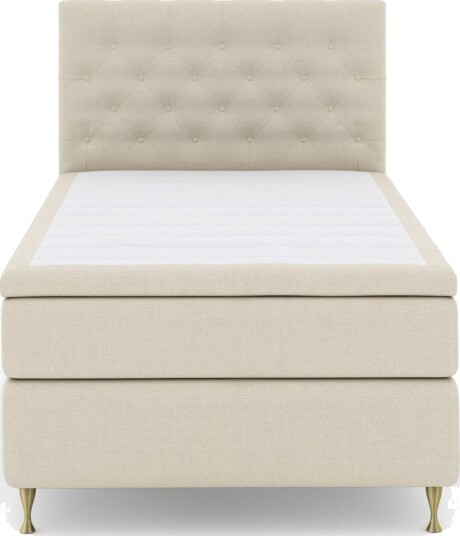 Select No 6 Komplett Sengepakke 120x200 Medium Memory/Pocket Beige/Gullben