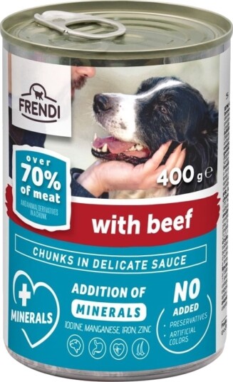 Frendi Pet Republic Pies Hermetikkboks Med Oksesaus 10 400 G