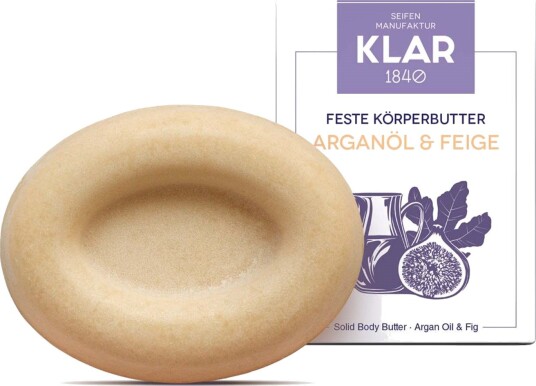 Klar Seifen Solid Body Butter Argan Oil & Fig 60 g