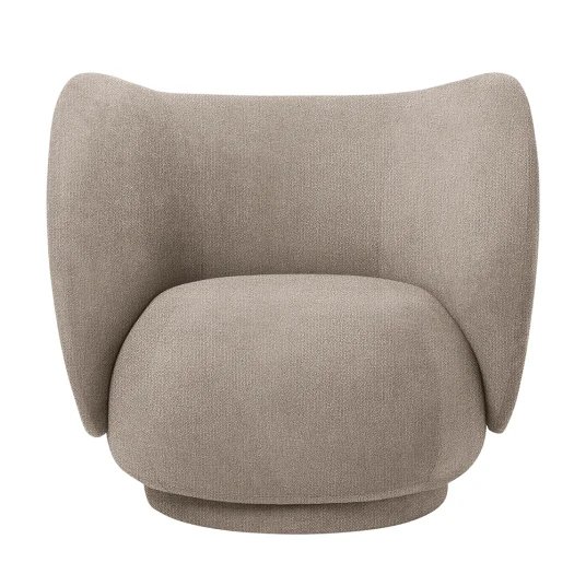 Ferm Living Rico Lounge Lenestol Boucle   Sand