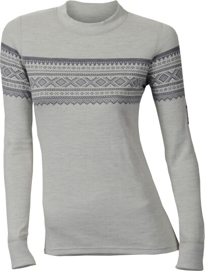 Aclima De Marius Crew Neck Woman Gråfjell XL