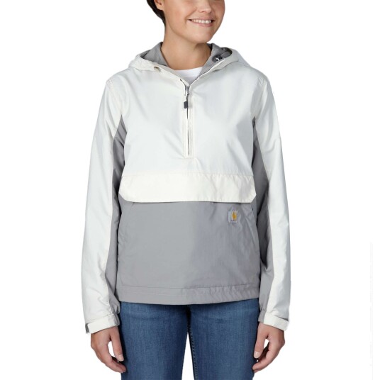 Carhartt Lightweight Anorak Women"s Malt Asphalt XL Carhartt Lightweight Anorak Women"s Malt Asphalt XL