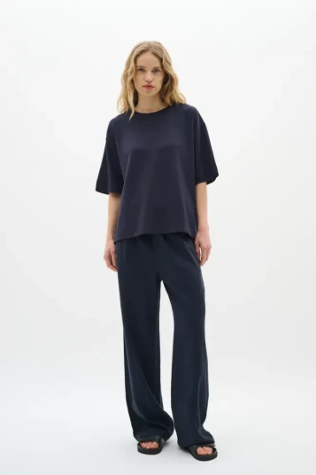Inwear pannieiw oversize t skjorte marineblå