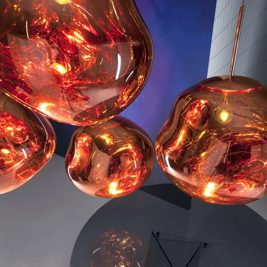 Tom Dixon Melt Pendant Mini Copper LED Tom Dixon Melt Pendant Mini Copper LED