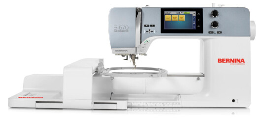 Bernina 570 QE VIO m/B Med Broderimodul og BSR fot Bernina 570 QE VIO m/B Med Broderimodul og BSR fot