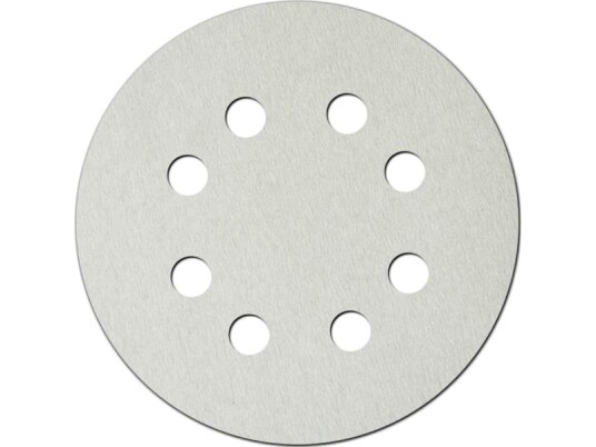 DEDRA Abrasive discs white 180mm, 240 grit, velcro, set of 5 pcs