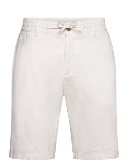 Lindbergh Linen Shorts - White - XXL