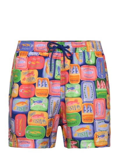 Björn Borg Borg Print Swim Shorts Blue S Björn Borg Borg Print Swim Shorts Blue S