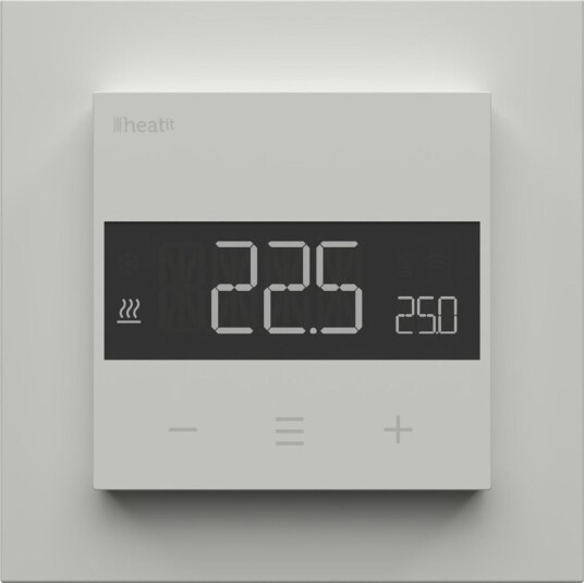 Heatit WiFi6 Thermostat White RAL9003 - 5430542 Heatit WiFi6 Thermostat White RAL9003 - 5430542