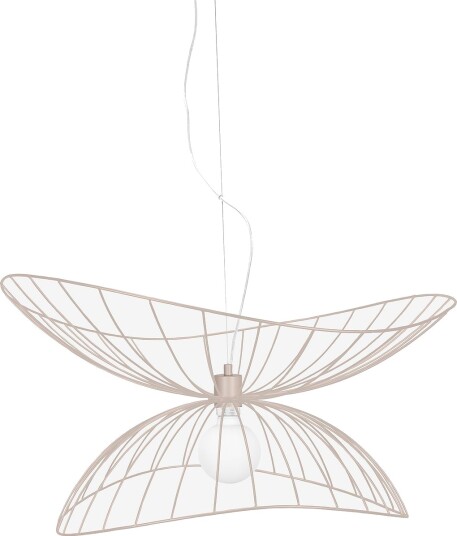 Globen Lighting Pendellampe Ray 70 Dusty pink Beige Takpendler