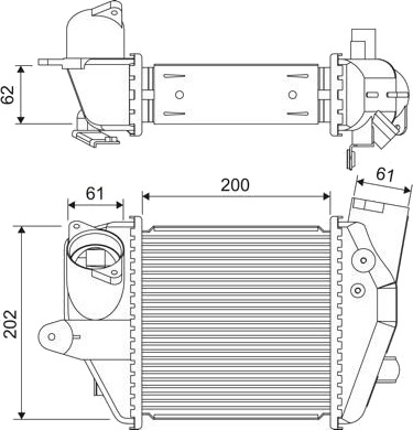 Intercooler VALEO 822906