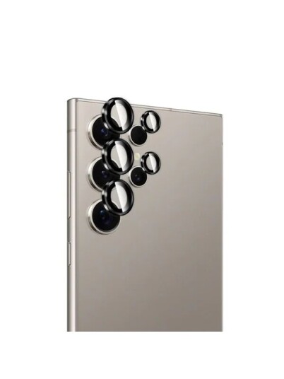 Puro Herdet Glass Bakre Kamera Linse for Samsung Galaxy S26 Ultra med Svarte Rammer