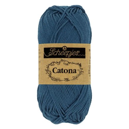 Scheepjes Catona Garn 164 Lys Marineblå - 10g Scheepjes Catona Garn 164 Lys Marineblå - 10g