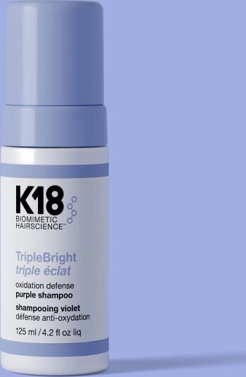 K18 TripleBright Lilla Sjampo 125ml - Oxidationsbeskyttelse