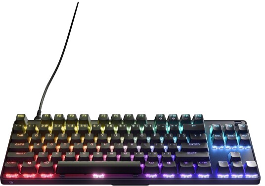 SteelSeries Apex 9 TKL Mekanisk Gaming Tastatur med RGB Belysning - Nordisk Layout - Svart
