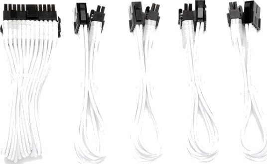 DUTZO Sleeved strm forlengerkabel kit v2 Hvit DUTZO Sleeved strm forlengerkabel kit v2 Hvit