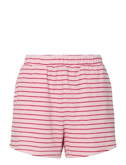 Pieces Pckay Mw Frotte Shorts   Red   S