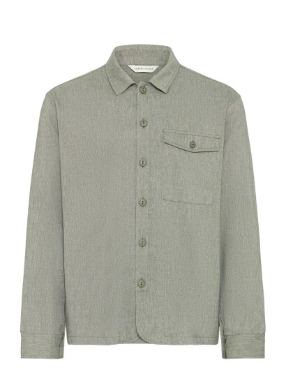 Casual Friday Cfbro 0262 Linen Mix Overshirt Khaki green S Casual Friday Cfbro 0262 Linen Mix Overshirt Khaki green S