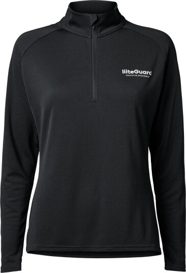 liiteGuard Ground Tech Half Zip Treningstrøye Dame Svart M