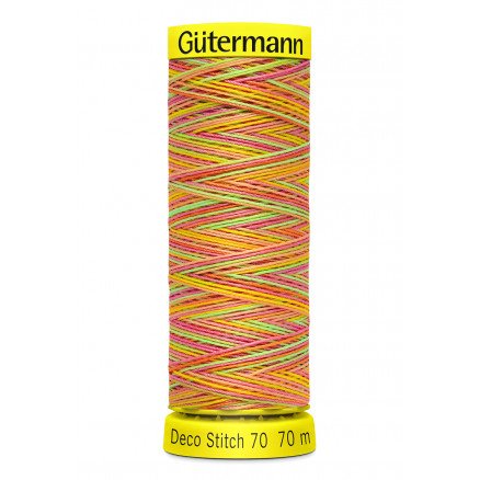 Gütermann Deco Stitch Multi 70 Neon Sytråd Polyester 9873 70m