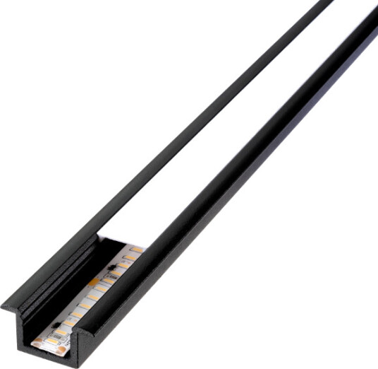 Sg StripLine 1,8m Sort profil innfelt