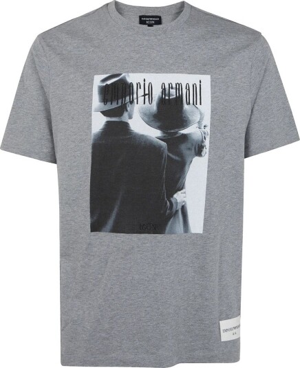 Emporio Armani Herre Topper Grå L,