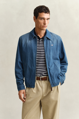 Gant Indigo Windcheater jakke SEMI LIGHT BLUE M Gant Indigo Windcheater jakke SEMI LIGHT BLUE M