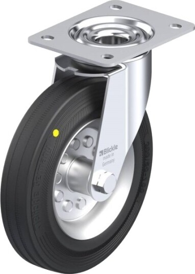 Blickle 588624 Le-Ve 200R-El Hjul, Hjuldiameter 200 Mm, Bæreevne (Maks.) 205 Kg, 1 Stk
