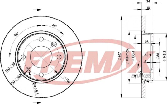 Bremseskive FREMAX BD-4689