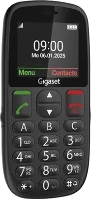 Siemens Gigaset GL395 Dobbelt-SIM Mobiltelefon Svart Siemens Gigaset GL395 Dobbelt-SIM Mobiltelefon Svart