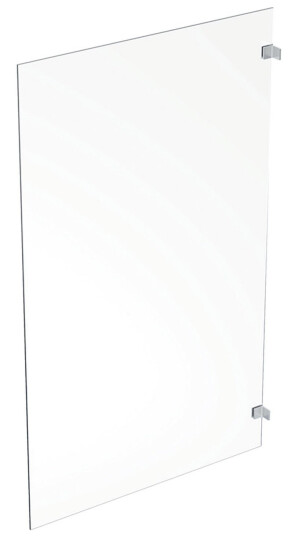 Packard Bell Showerama Art Fast Dusjvegg - Krom/Klart Glass
