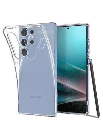 Spigen Liquid Crystal Gjennomsiktig Mobildeksel for Samsung Galaxy S25 Ultra