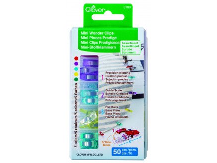 Clover Wonder Clips Mini Ass farger 50 stk