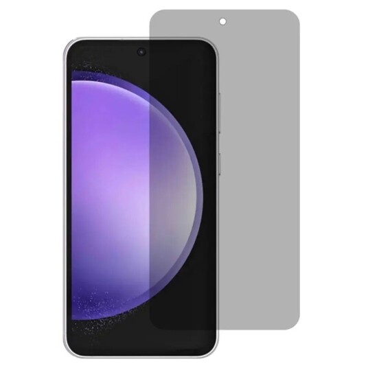 INCOVER Samsung Galaxy S24 FE Skjermbeskytter i Glass m. Privacy - Full-fit - Svart Kant