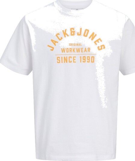 Jack & Jones T skjorte Jprbluthor Ss Tee Fst Hvit