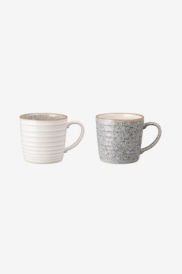 Denby - Krus Studio Grey 40 cl 2-pk - Grå
