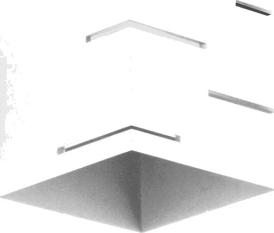 Vegglampe Lampex Quado Modern 1X40w 692/A Bia