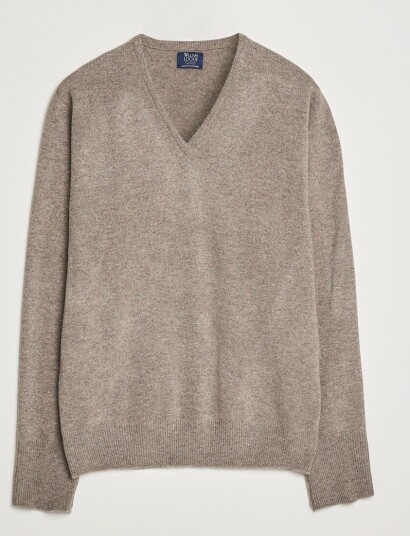 William Lockie Rob Lambswool V Neck Vole