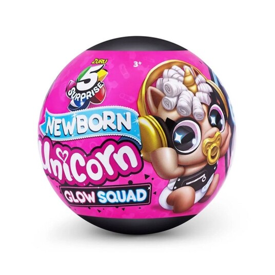 Zuru 5 Surprise Newborn Unicorn Glow Squad