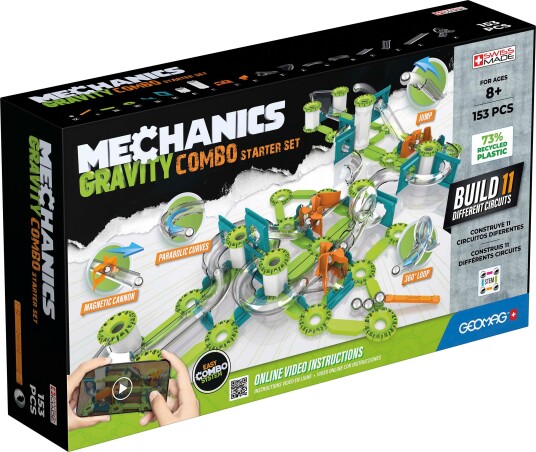 Geomag Mechanics Gravity Combo Startsett 153 Deler Geomag Mechanics Gravity Combo Startsett 153 Deler