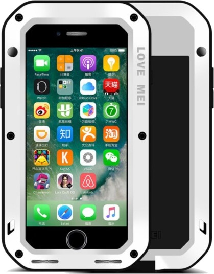 Love Mei Rugged (iPhone SE3/SE2/8/7) Hvit Love Mei Rugged (iPhone SE3/SE2/8/7) Hvit