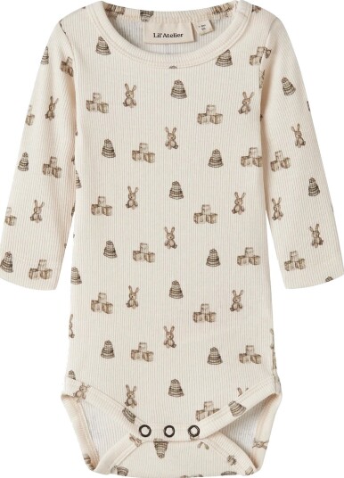 Lil"Atelier Nbngavo Kin Ls Slim Body Lil - TURTLEDOVE - 56