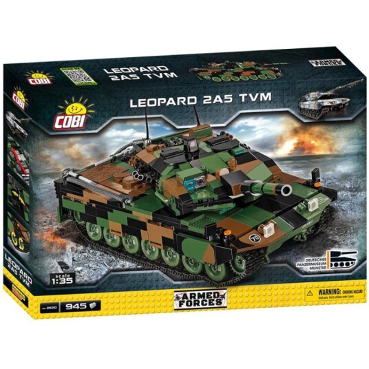 Cobi Byggesett 945 Deler Leopard 2a5 Tvm