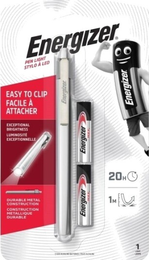 Energizer Metal Penlight Led (Rgb) Lommelykt Batteridrevet 35 Lm 20 T 50 G