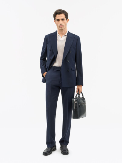 Tiger of Sweden Tenser   Navy   48 Regular