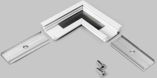 Topmet Profilsamler GROOVE10 90DEG   Hvit lakkert